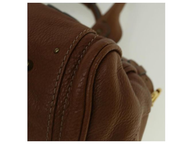 Chloé Chloe Paddington Borsa a tracolla Pelle Marrone Auth yk9237 - vista 15