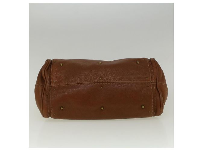 Chloé Chloe Paddington Borsa a tracolla Pelle Marrone Auth yk9237 - vista 5