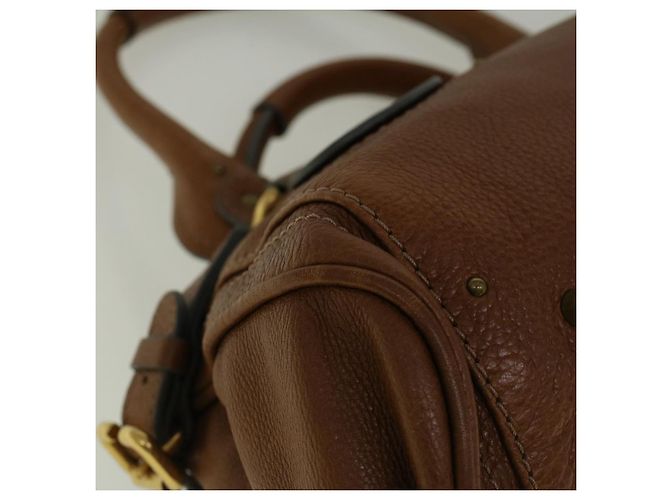 Chloé Chloe Paddington Borsa a tracolla Pelle Marrone Auth yk9237 - vista 9