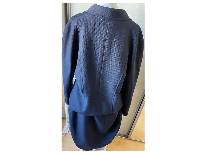 Completo gonna Chanel blu navy taglia 46 - vista 10