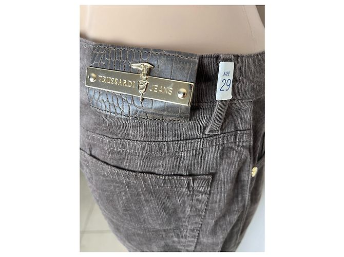 Trussardi Jeans Samthose braun Baumwolle - Ansicht 2