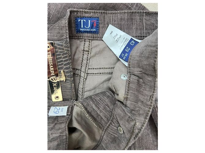 Trussardi Jeans Samthose braun Baumwolle - Ansicht 3