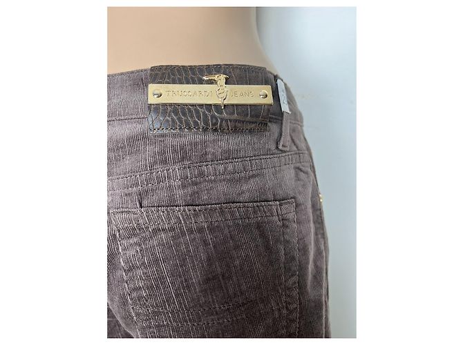 Trussardi Jeans Samthose braun Baumwolle - Ansicht 5