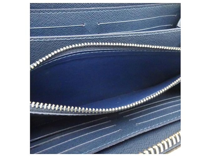 Louis Vuitton Zippy XL Blu - vista 5