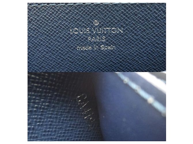 Louis Vuitton Zippy XL Blu - vista 6