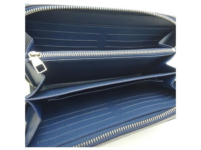 Louis Vuitton Zippy XL Blu - vista 7