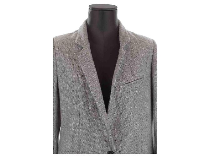 Laurence Dolige Blazer de lana Gris - vista 2