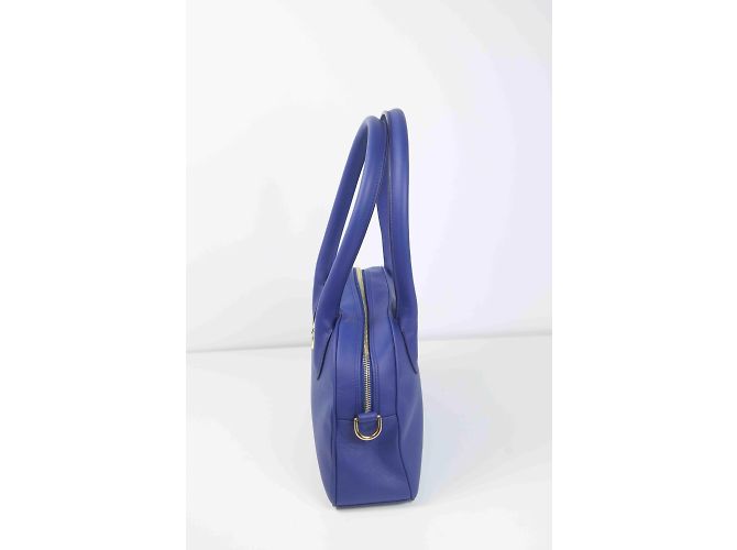Autre Marque Borsa in pelle Blu - vista 2