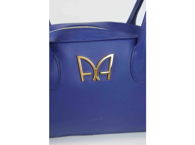 Autre Marque Borsa in pelle Blu - vista 4
