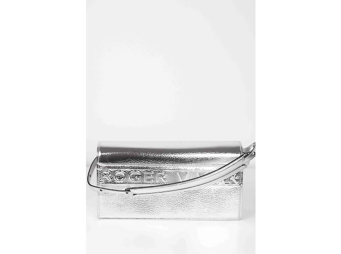 Roger Vivier Questa borsa a tracolla presenta un corpo in pelle Argento - vista 5