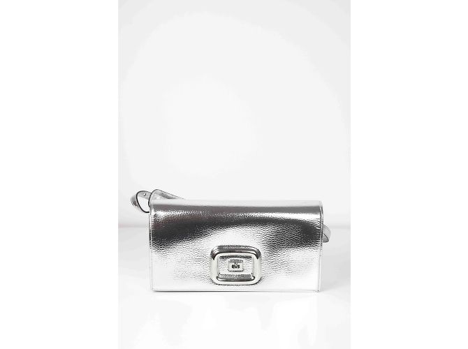 Roger Vivier Questa borsa a tracolla presenta un corpo in pelle Argento - vista 7