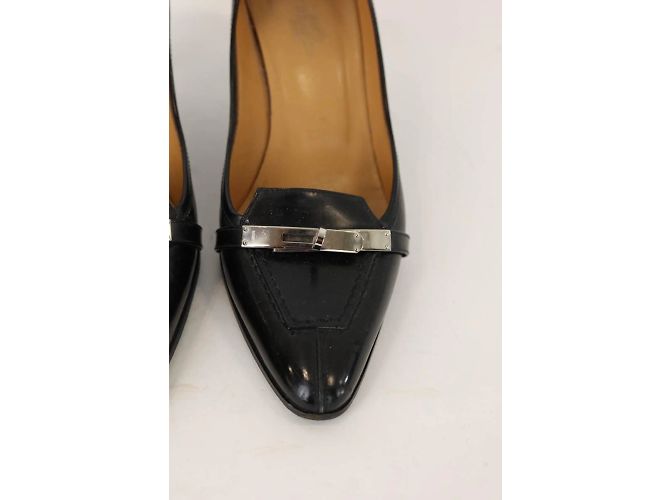 Kelly Hermès Lederabsätze Schwarz - Ansicht 3