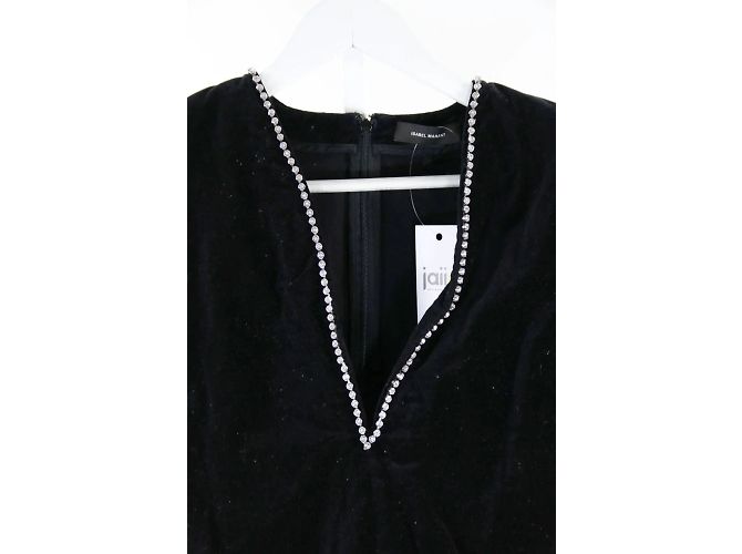 Isabel Marant Top de terciopelo Negro - vista 2