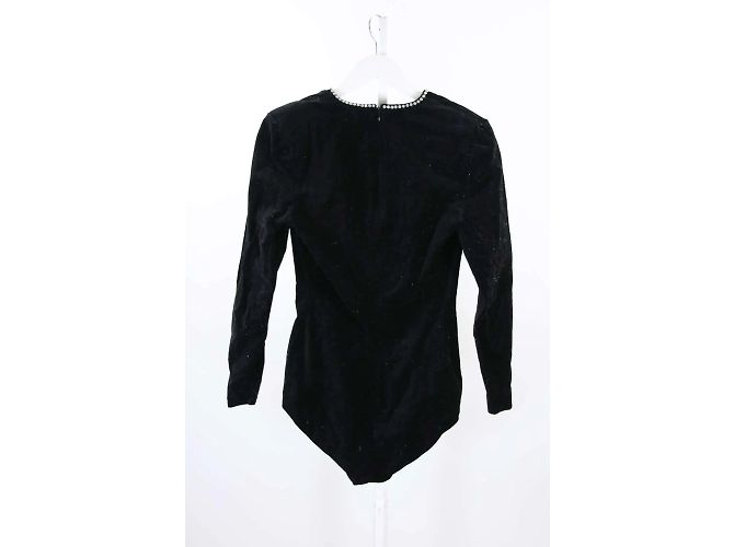 Isabel Marant Top de terciopelo Negro - vista 3
