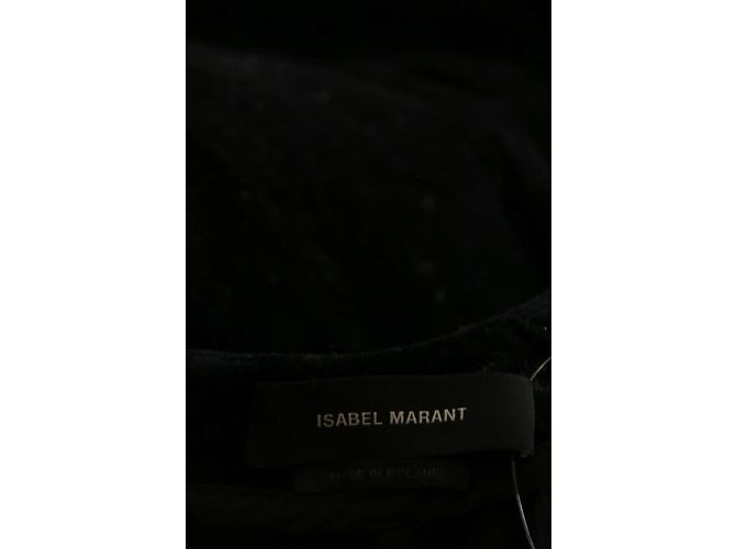 Isabel Marant Top de terciopelo Negro - vista 5