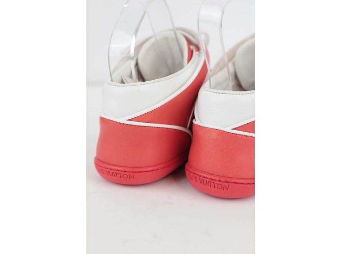 Louis Vuitton Scarpe da ginnastica in pelle Rosso - vista 5