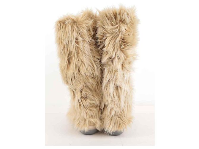 Armani Futterstiefel mit Pelz Beige - Ansicht 5