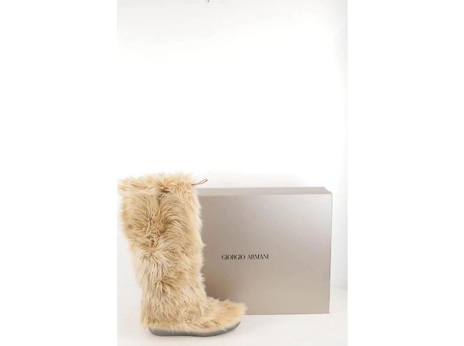Armani Futterstiefel mit Pelz Beige - Ansicht 8