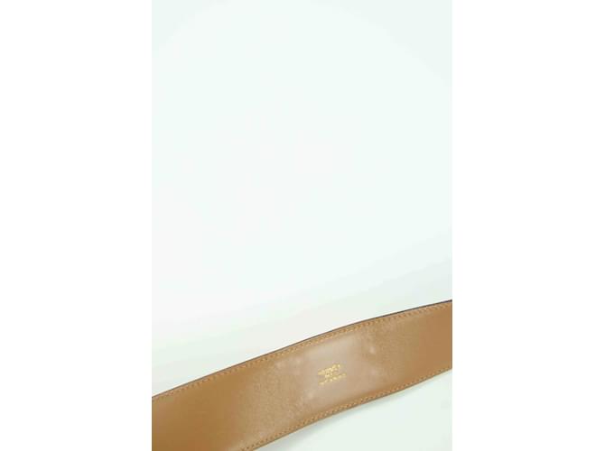 Médor Hermès Medor-Ledergürtel Schwarz - Ansicht 3