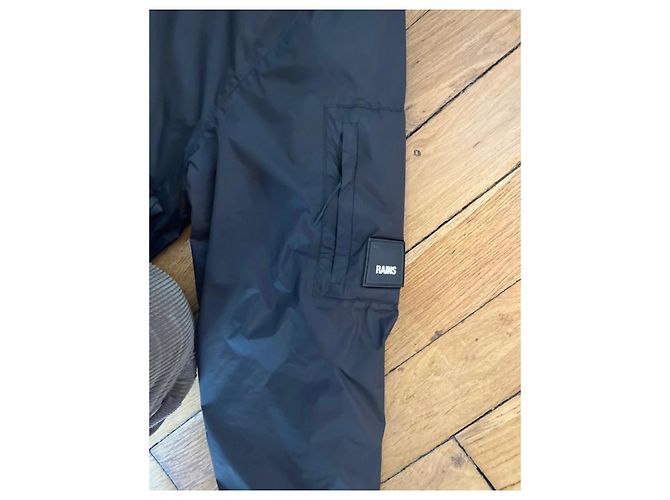 Giacca bomber Rains Fuse nera Nero - vista 2