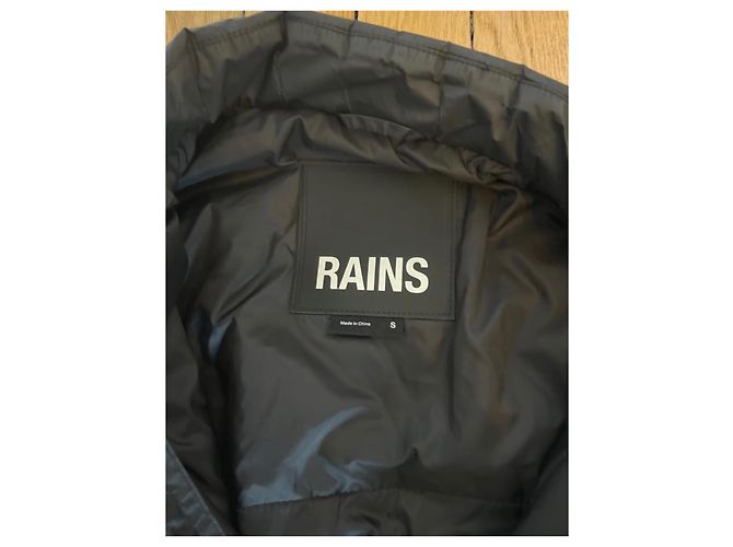 Giacca bomber Rains Fuse nera Nero - vista 3