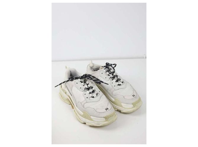 Balenciaga Scarpe da ginnastica Triple S bianche Bianco - vista 3