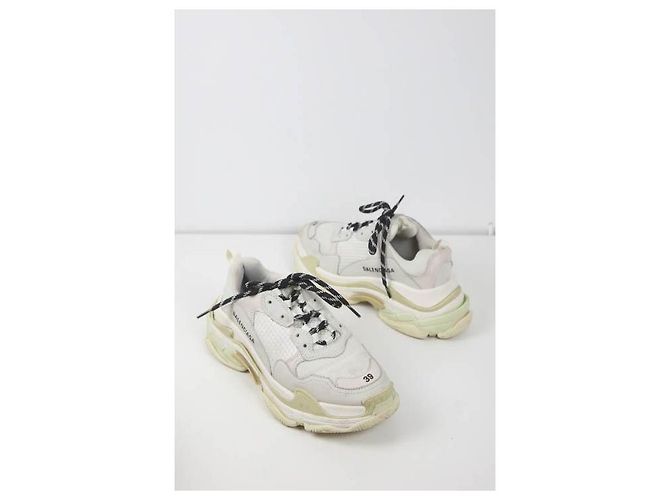 Balenciaga Scarpe da ginnastica Triple S bianche Bianco - vista 4