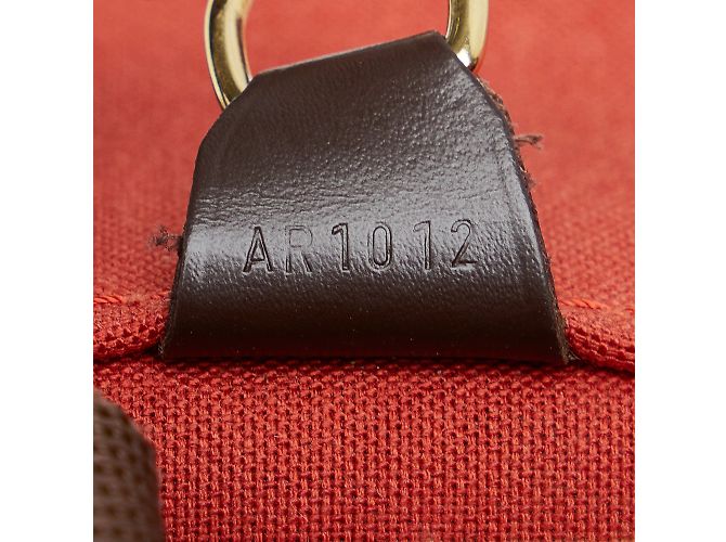 Borsa da viaggio marrone Louis Vuitton Damier Ebene Greenwich PM - vista 7