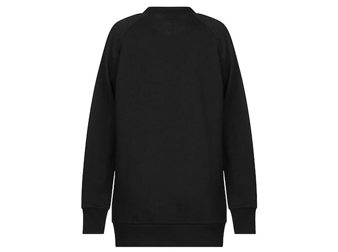 Just Cavalli FELPA CON FRANGE ARGENTO Nero - vista 4