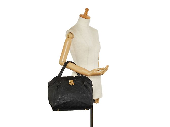 Borsa Louis Vuitton Mahina Cirrus PM nera Nero - vista 9