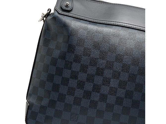 Borsa a tracolla Louis Vuitton Damier Cobalt Greenwich Messenger blu - vista 13
