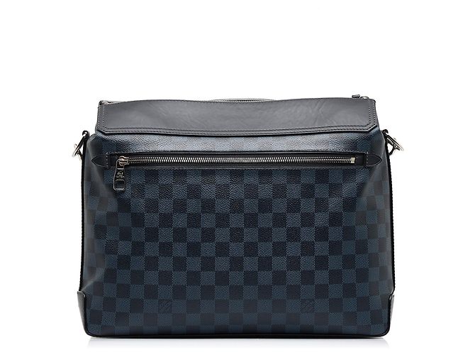 Borsa a tracolla Louis Vuitton Damier Cobalt Greenwich Messenger blu - vista 3
