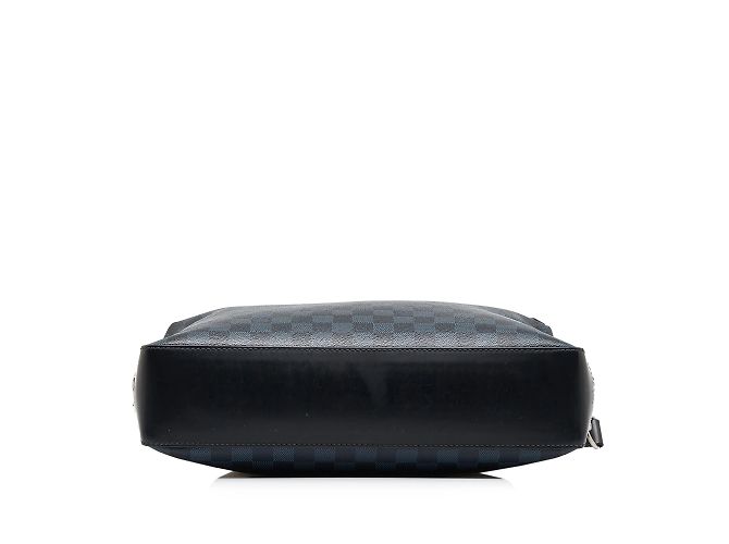 Borsa a tracolla Louis Vuitton Damier Cobalt Greenwich Messenger blu - vista 4