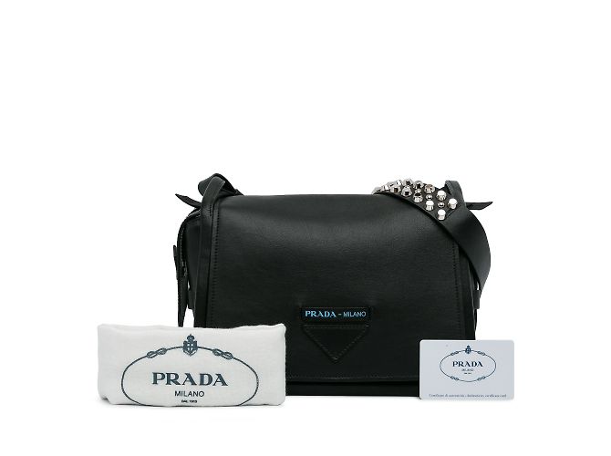 Borsa Prada Grace Lux Concept con patta nera - vista 10