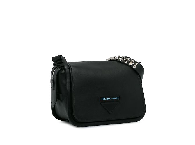 Borsa Prada Grace Lux Concept con patta nera - vista 2