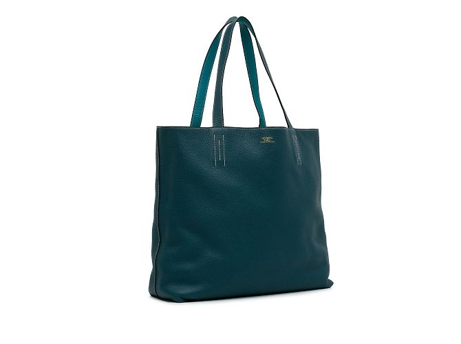 Double sens Hermès Blu Hermes Foderato reversibile Sens 45 Tote bag - vista 3