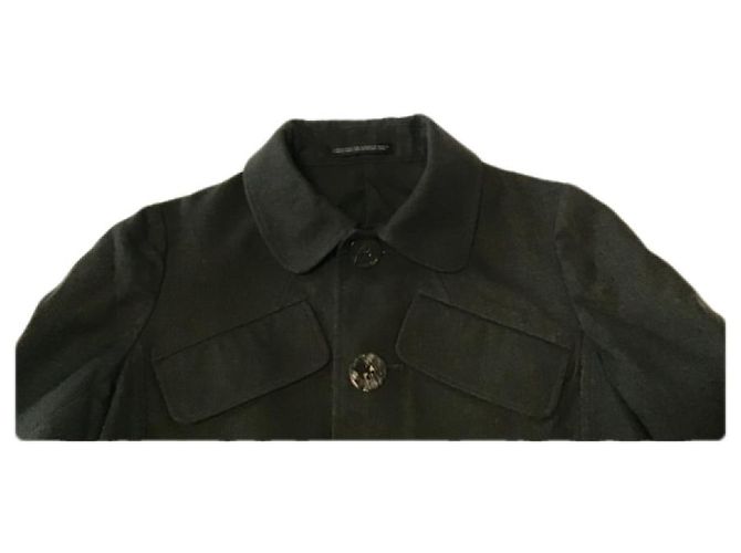 Yohji Yamamoto Jacken Khaki - Ansicht 4