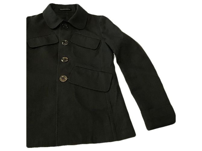 Yohji Yamamoto Jacken Khaki - Ansicht 5