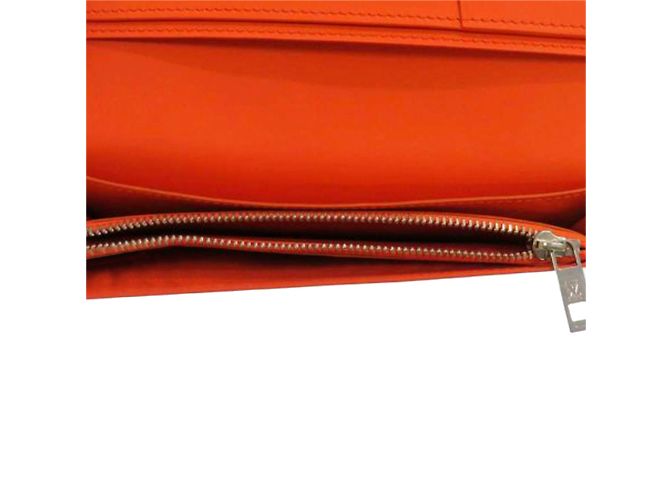 Cartera naranja Louis Vuitton Aerogram Brazza - vista 4
