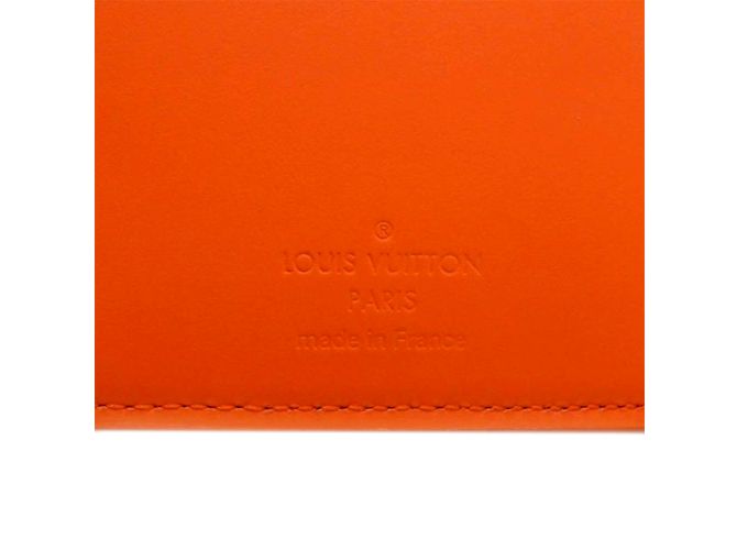 Cartera naranja Louis Vuitton Aerogram Brazza - vista 5