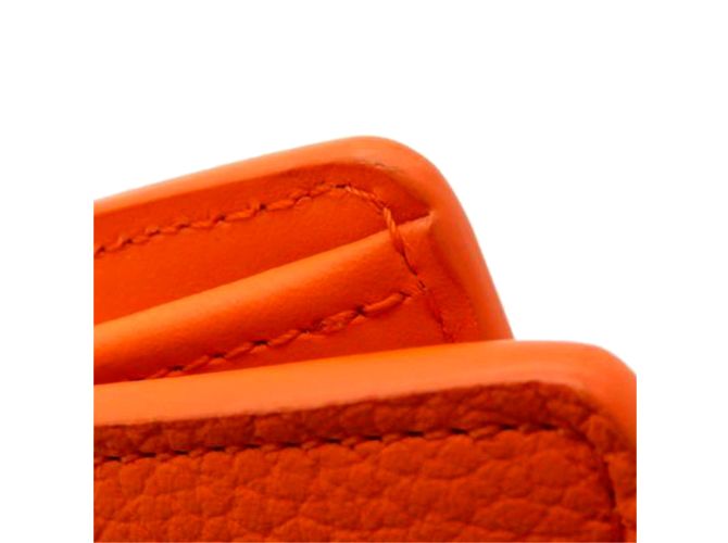 Cartera naranja Louis Vuitton Aerogram Brazza - vista 8