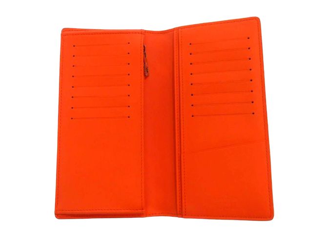Cartera naranja Louis Vuitton Aerogram Brazza - vista 9