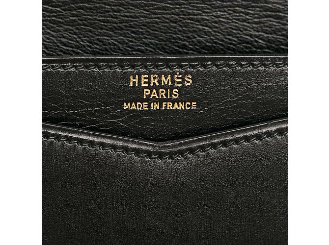 Hermès Pochette Hermes Faco Nera Nero - vista 6