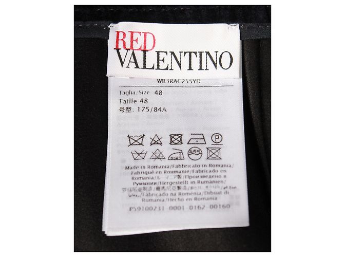 Minifalda acampanada de pana de algodón azul marino Red Valentino - vista 4