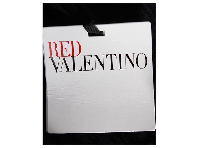 Minifalda acampanada de pana de algodón azul marino Red Valentino - vista 5