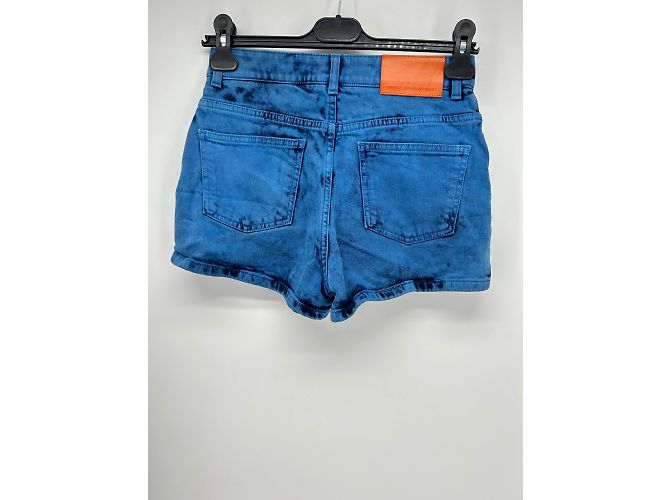 Stella Mc Cartney Shorts Stella McCartney T.US 26 de algodón Azul - vista 2