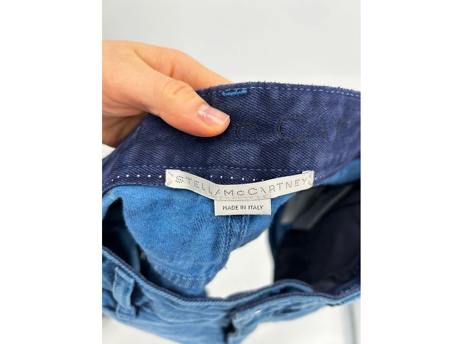 Stella Mc Cartney Shorts Stella McCartney T.US 26 de algodón Azul - vista 3