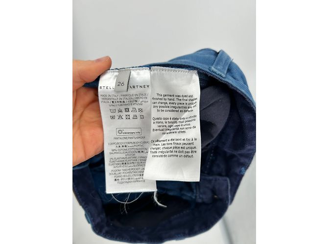 Stella Mc Cartney Shorts Stella McCartney T.US 26 de algodón Azul - vista 4