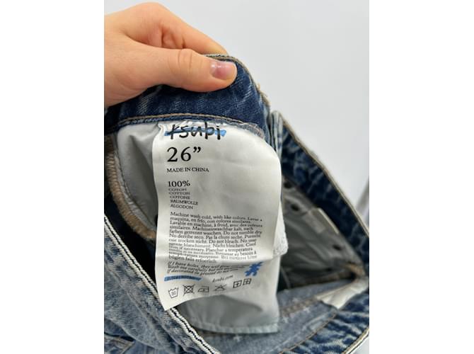Autre Marque Jeans Ksubi T.US 26 Algodón Azul - vista 4