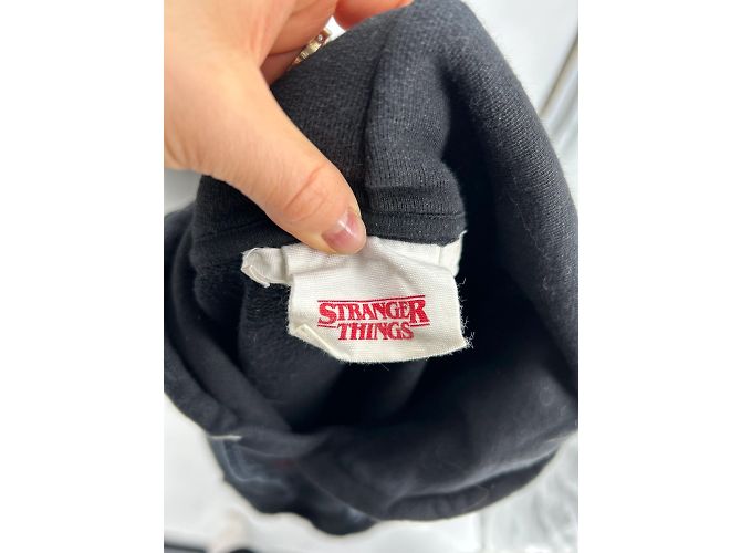 Autre Marque Unsignierte Strickwaren T.International S aus Baumwolle Schwarz - Ansicht 5